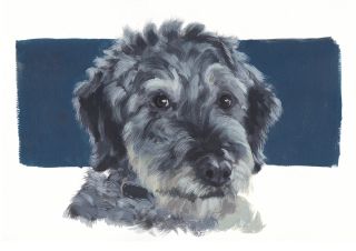 Watercolour Pet Portrait Terrier